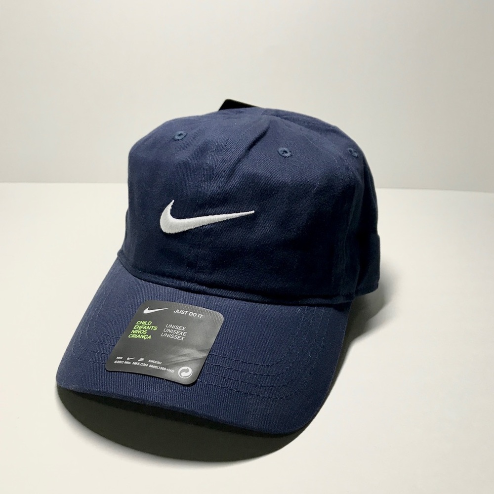 NIKE Kids Unisex Hat Navy Blue Size L/XL